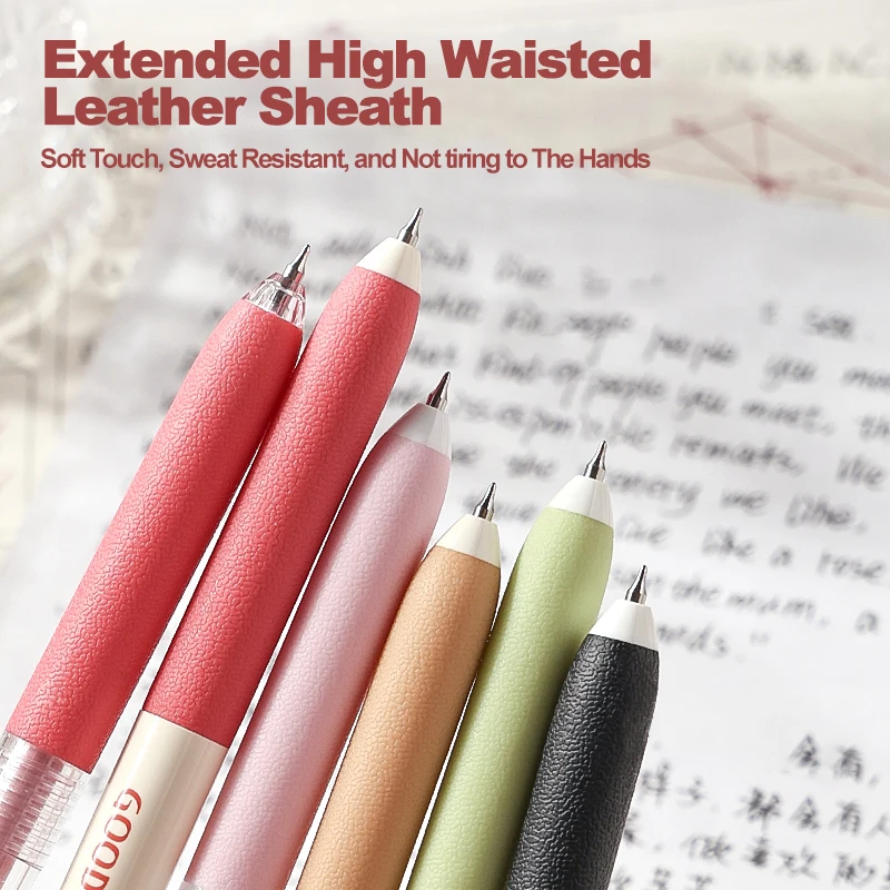 1PC Decompression Rotary Pen Decompression Press Neutral Pen Black Pen High Appearance Scrolling Pen Black Double Bead CS Pen Co