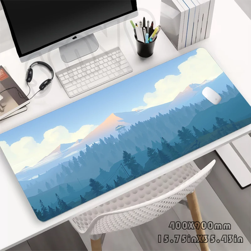 

Forest Large Mouse Mat Gaming Mousepad Big Gamer Desk Mat 39.3x19.6in Rubber Keyboard Mats Desk Pad Design Mouse Pad