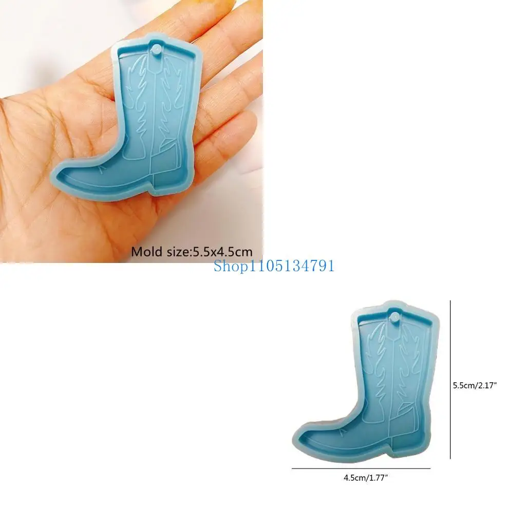 

Ковбойские сапоги в форме орнамента, силиконовая форма для литья из смолы, женский брелок, декоративная подвеска, форма для ювелирных изделий для поделок своими руками