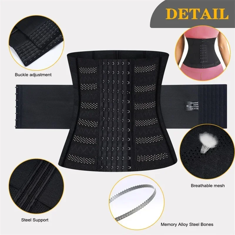 Waist Trainer for Women Body Shaper Tummy Control Slimming Sheath Flat Belly Reductive Shapewear Slim Corset Belts Summer