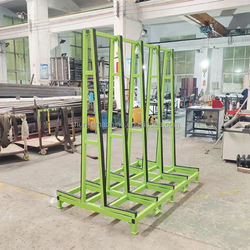 

2 Tons Load Capacity Heavy Duty A Frame With Forklift Feet For Heavy Glass Granite Marble Slabs Storage And Transport