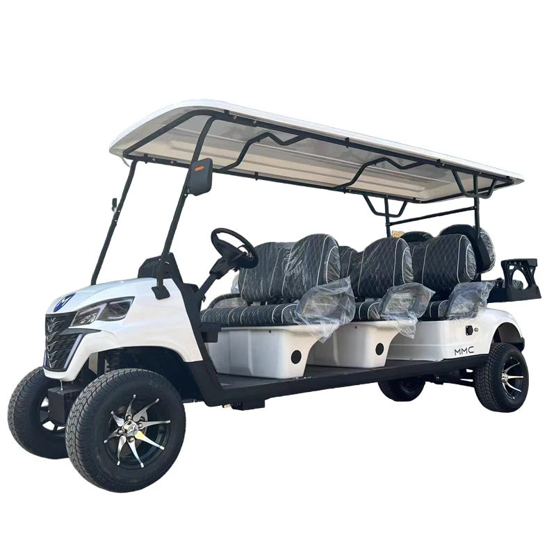 

Off Road Street Legal 60V 72V Lithium Battery Karts Car Buggy 6 8 Seater MMC Electric Golf Cart