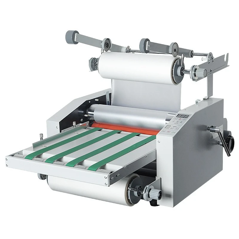 

Steel Roll Laminating Machine Automatic Winding Device Belt Paper Feeding Peritoneum Electric Anti-Roll Hot Cold VC370