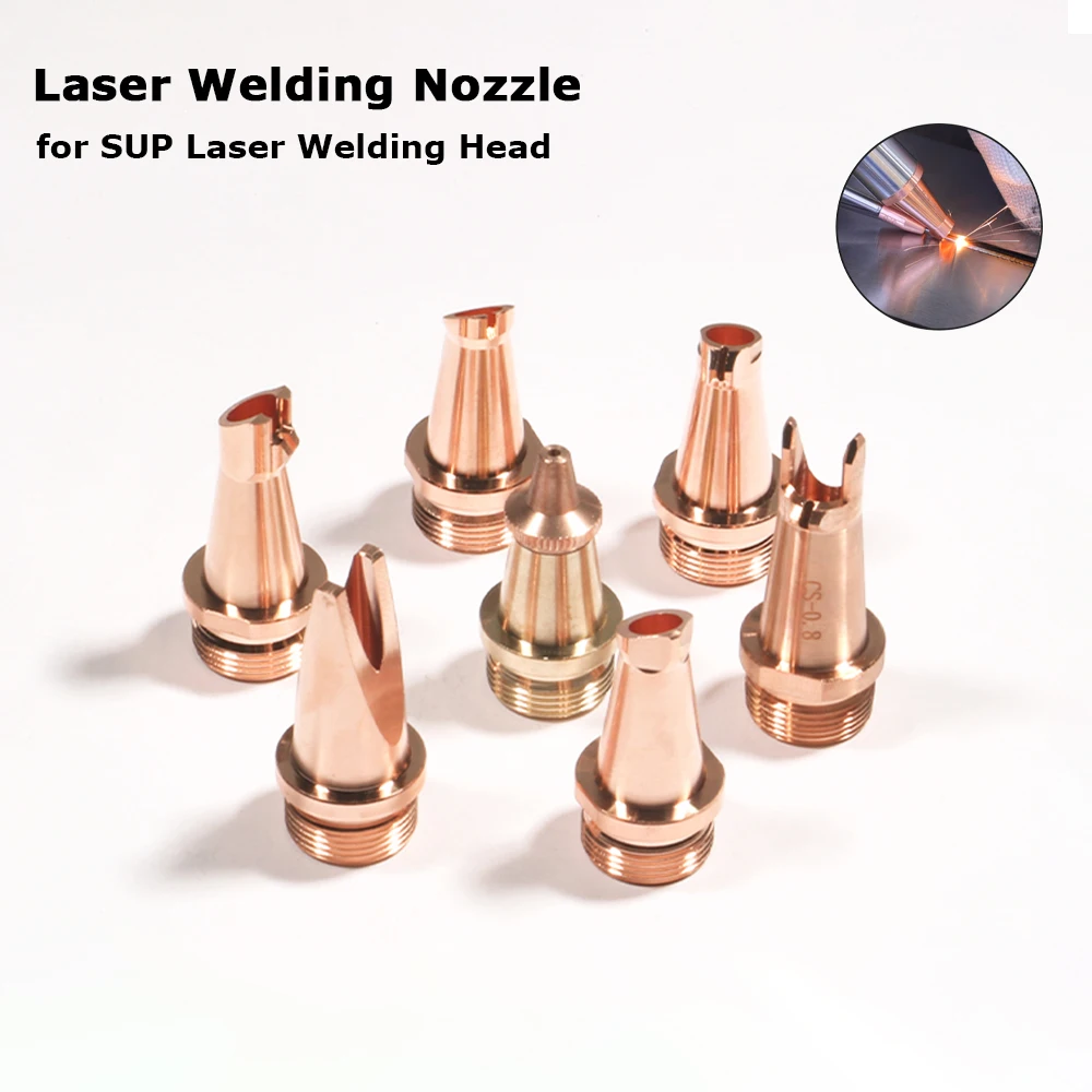 Buse de soudage laser M16 SUP AS-12 BS-16 CS-12 DS ES-12 FS-16 Buse de coupe Buses d'alimentation de fil pour soudeuse laser SUP portable