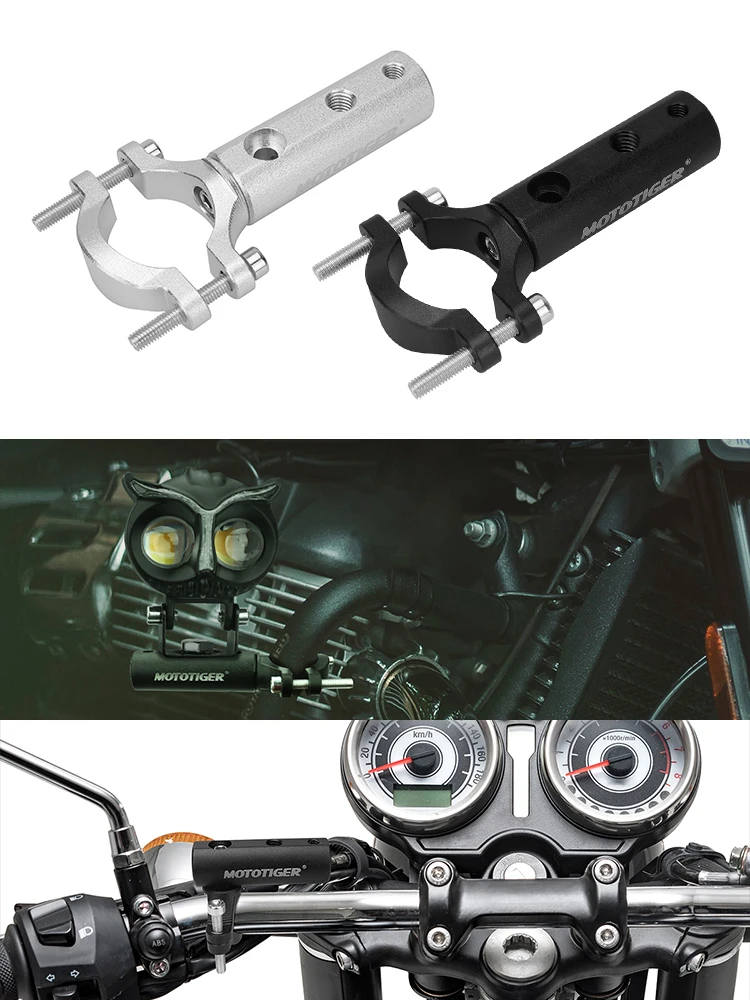 Support de projecteur LED pour moto, 1 pièce, support d'extension multifonctionnel en alliage d'aluminium, Clip, accessoires d'éclairage modifiés