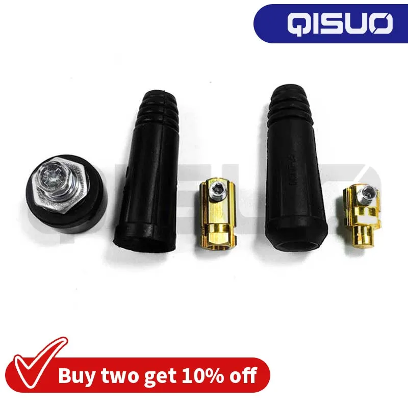 

DKJ 10-25 35-50 50-70 Male Female Cable Connector Plug Adapter Welding Cable Connectors