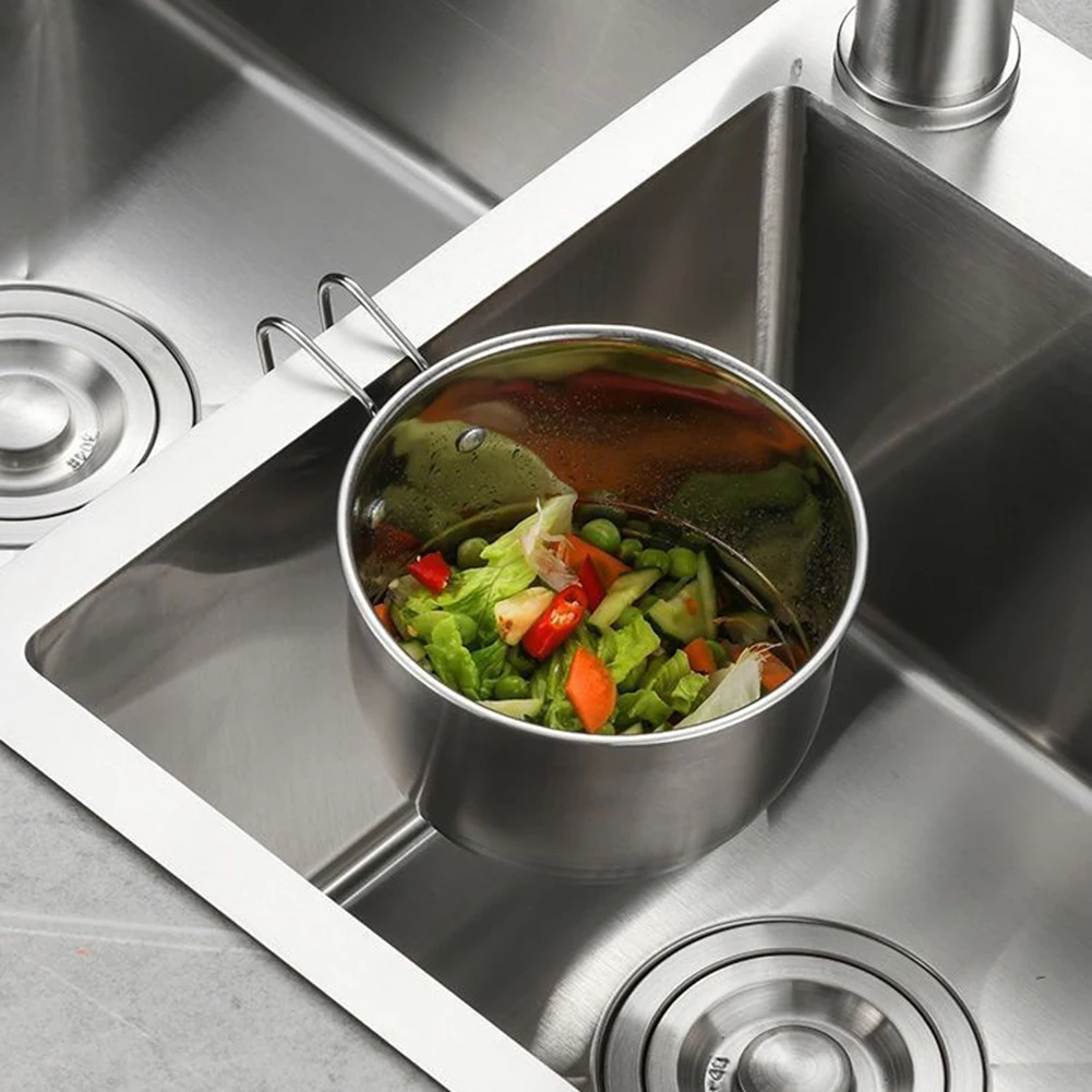 Многофункциональный фильтр для раковины из нержавеющей стали для мытья овощей и сбора пищевых отходов помогает поддерживать аккуратную кухню