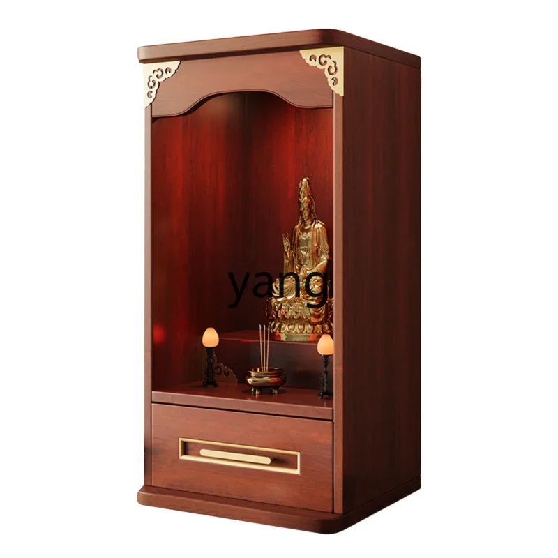 LH wall-mounted Guanyin Bodhisattva table with drawers Buddha counter shrine rack Aluminum alloy small