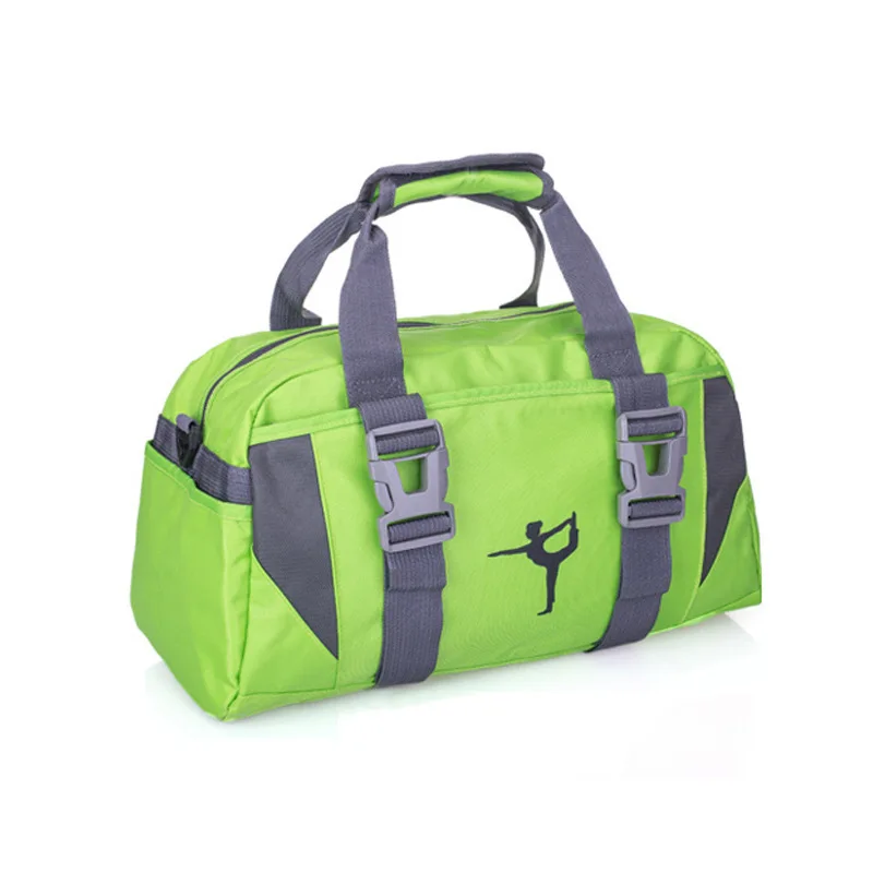 Yoga Gym Bag Travel Bag Sports Bag Waterproof Nylon Training Shoulder Crossbody Sports Bag Ladies Fitness Travel Luggage Bag