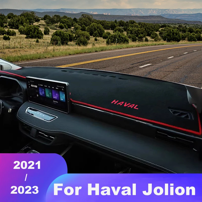 

Для Haval Jolion 2021 2022 2023, чехол для приборной панели автомобиля с левым рулем, коврик для приборной панели, солнцезащитный козырек, нескользящая накладка, аксессуары