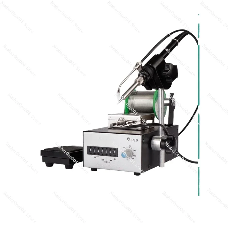 

375B Automatic Soldering Machine High Power Foot-pedal Tin Electric Soldering Iron Industrial Grade 375C Adjustable Constant