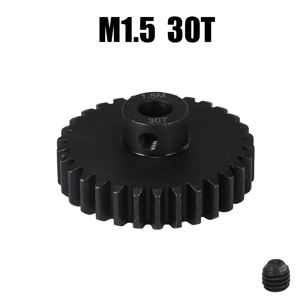 M1.5 8 مللي متر قطر المسام والعتاد ل 1/5th RC سيارة الصلب ترس المحرك 24T 25T 26T 27T 28T 29T 30T 31T 32T 33T 34T 35T ترس ترس صغير