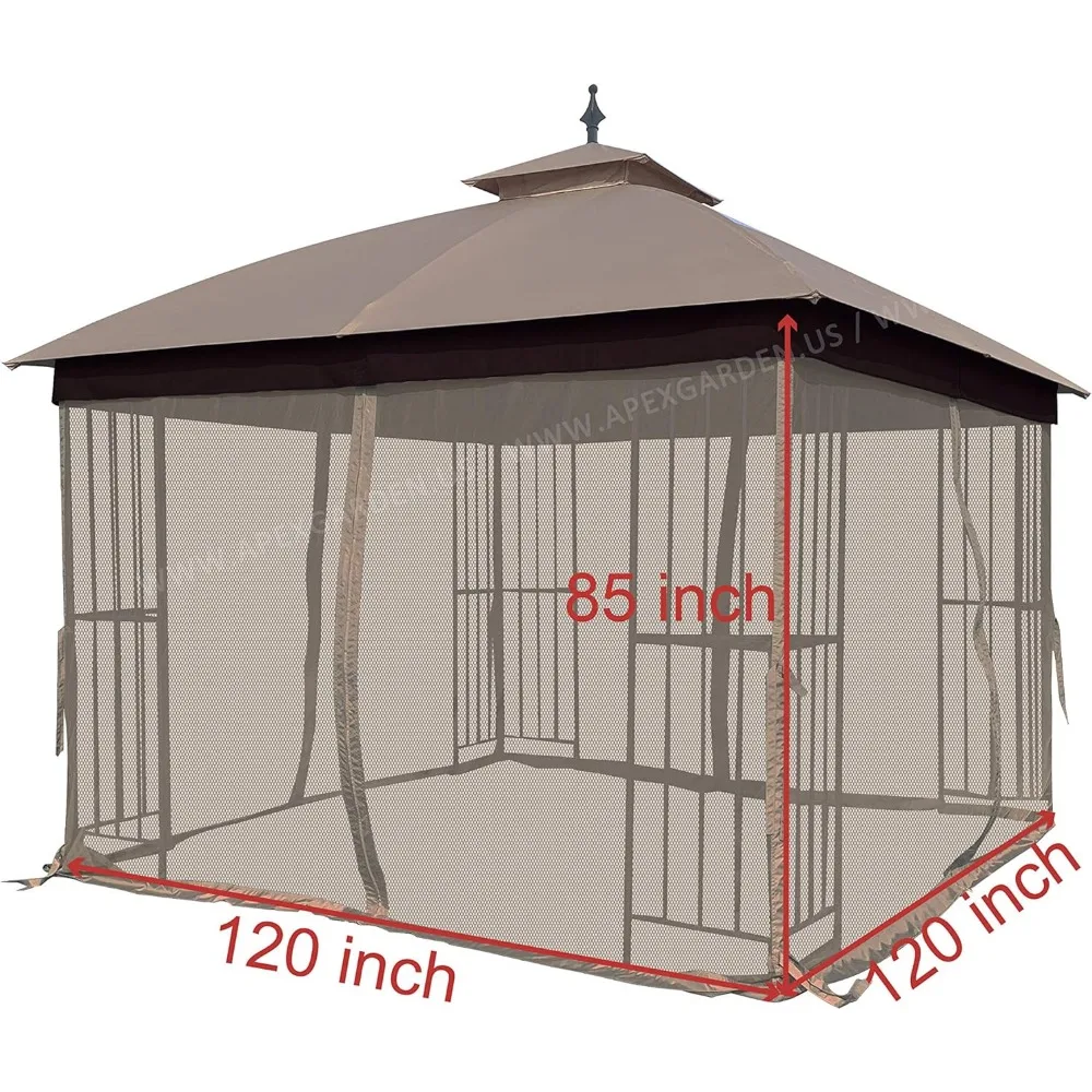 Zanzariera sostitutiva per Gazebo 10 'x 10'