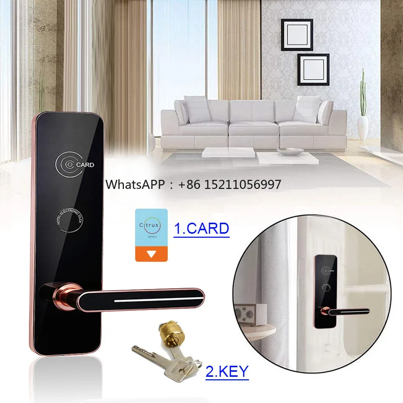 Guest Room Door Lock System for Hotel Free Software  Key Card Smart Hotel