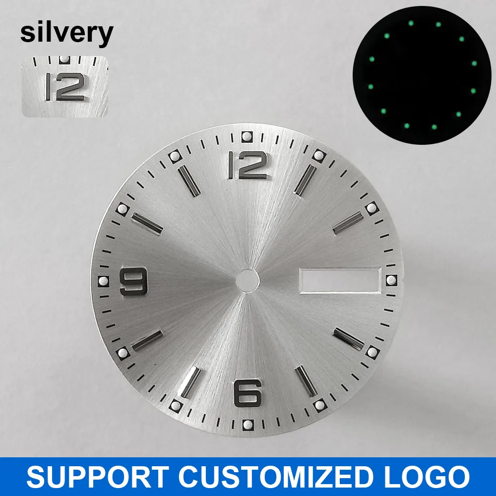 28,5 mm Zifferblatt Leuchtendes Zifferblatt Geeignet für NH-36 Uhrwerk Mechanische Uhr Montage Teile Modifikation Individuelles LOGO/Name – Detail 3