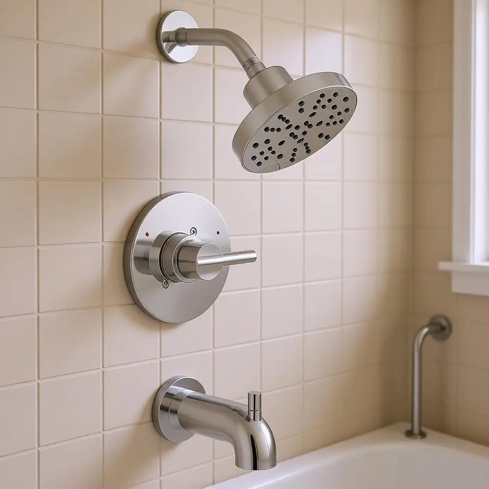 

Комплект смесителей для ванны и душа серии 14 H2Okinetic, хромированный набор для душа и ручек, комплект отделки