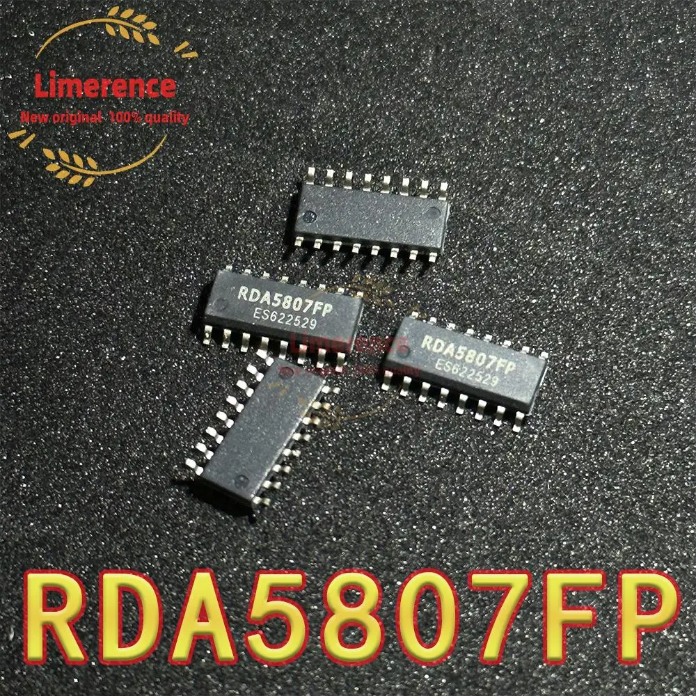 5PCS RDA5807FP SOP16 RDA5807M MSOP10 RDA5807MP SOP8 radio chip radio ic