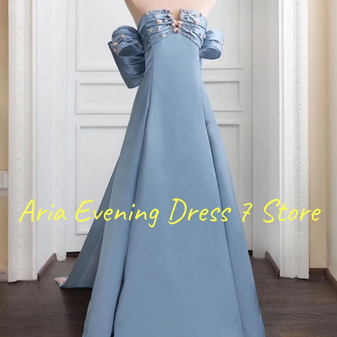 Customized  Exquisite Jersey Crystal 3D Bow Evening Dresses Delicate Strapless Celebrity Gowns Custom Size Bespoke Occa