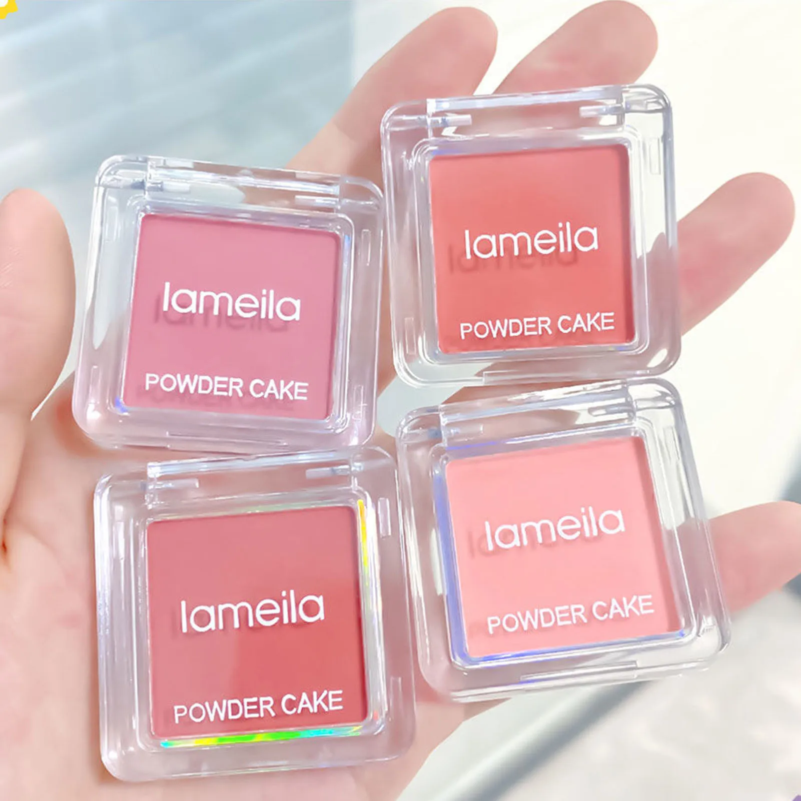 Face Blush Powder Lightweight Buildable Formula Contour and Highlight Blush Cosmetic Makeup Blush