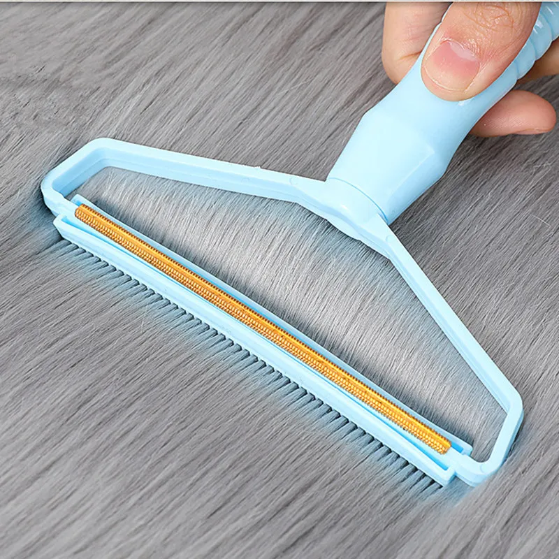 Cat Brush Cat Hair Remover Clothes Wool Scraper Portable Pet Grooming Brush Sofa Fabric Cleaners Pet Hair Removal Cleaning Tools