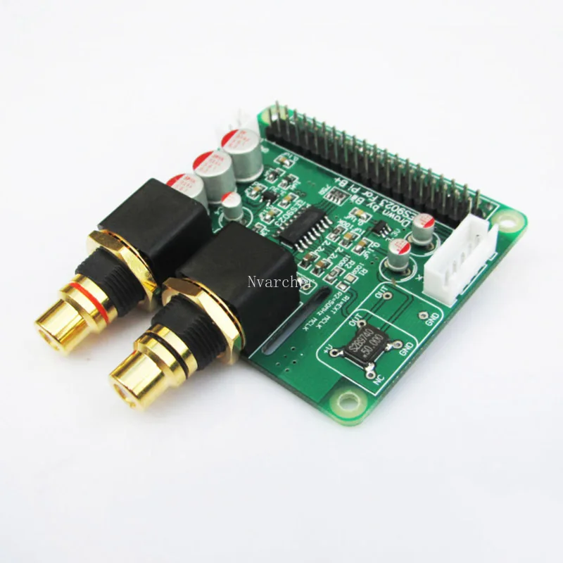 Nvarcher ES9023 Expansion Board I2S HiFi DAC Digital Audio Sound Card Decode  Encoder For Raspberry Pi 2B 3B 3B+ 4B