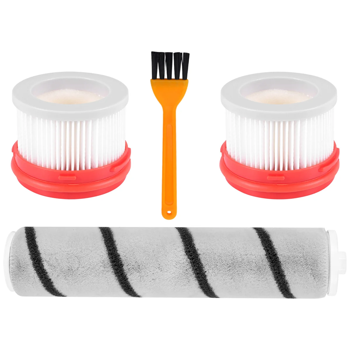 Filter Roller Brush Kit for Xiaomi Dreame V9/V9P/V10 Vacuum Cleaner Parts Cleaning Brush Household Accessories