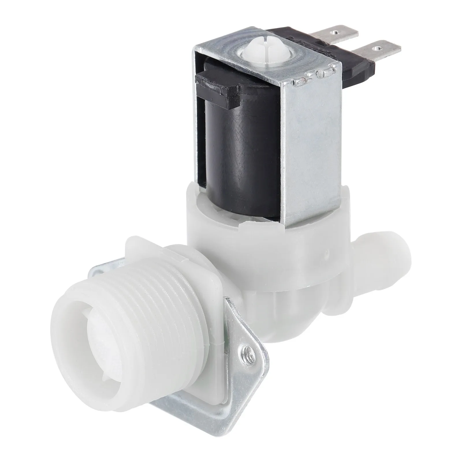Water Inlet Valve Ice Maker Water Inlet Solenoid Valve for Ice Maker 80mm White