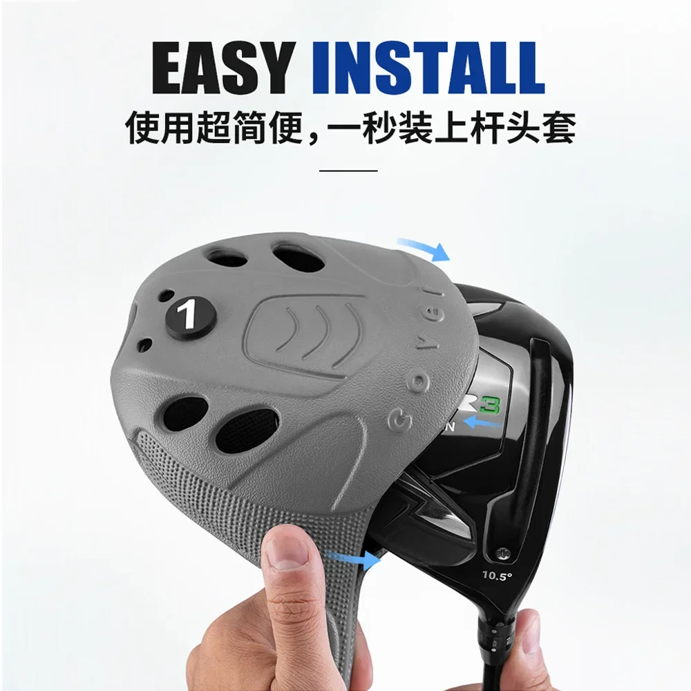 Advanced  PGM golf serving wooden club head cover is simple convenient and washable