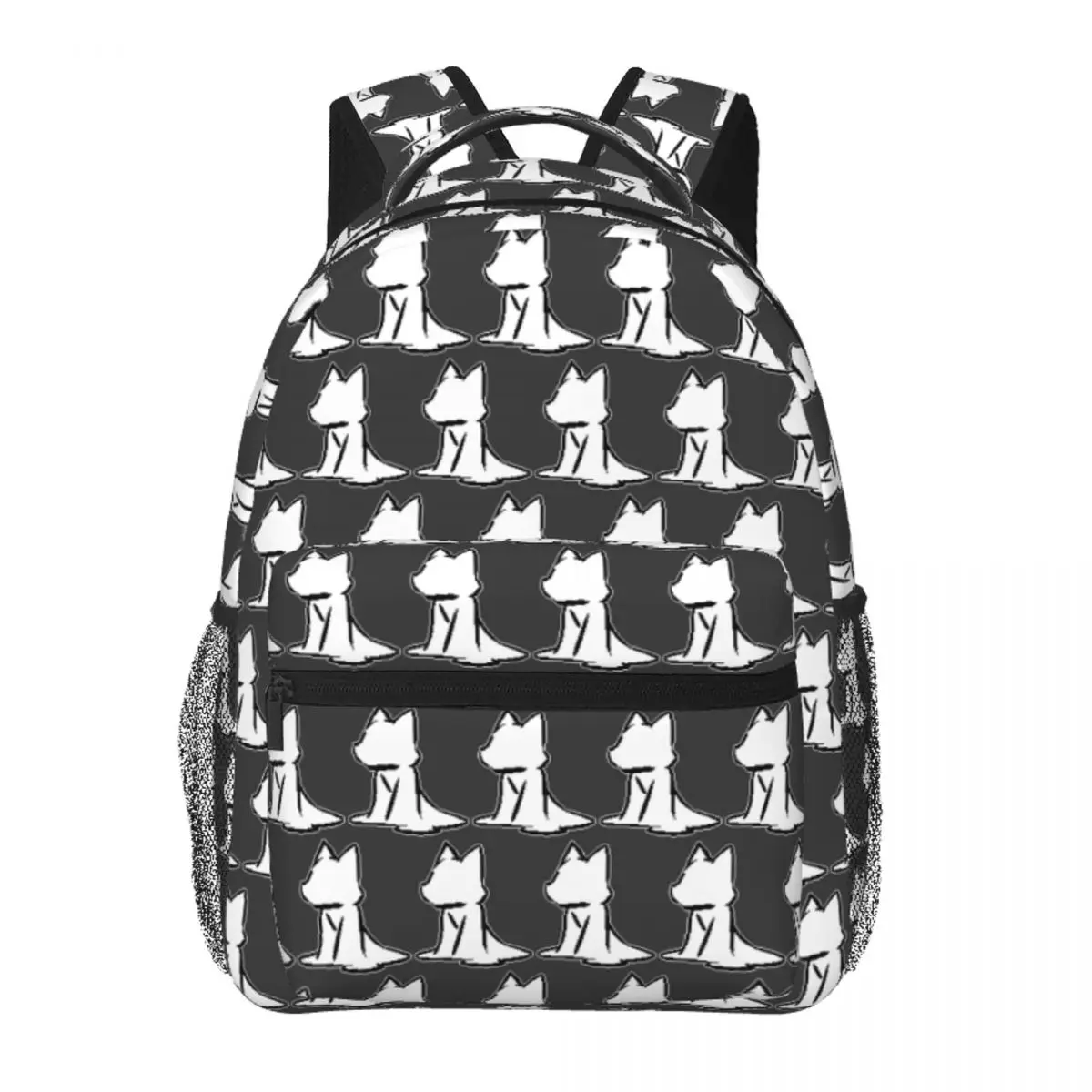 Changed - White Credits Backpack Student BookBag Children School Bag Laptop Shoulder Bags for Men Women