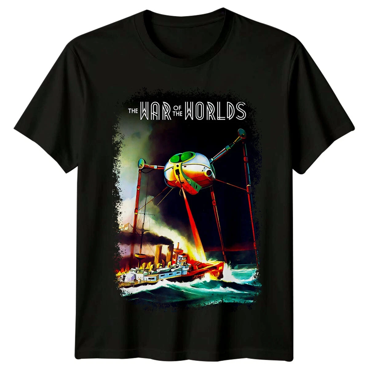 The War of the Worlds (1953) Movie T Shirt Women's Men Cotton Tee Casual Summer Oversized Humor Short Sleeve Streetwear Top