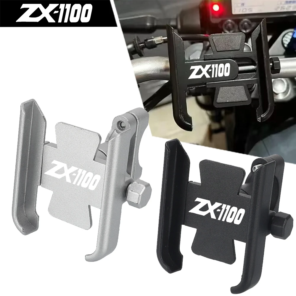 

For KAWASAKI ZX1100 ZX-1100 ZX 1100 1990-2001 2000 1999 Motorcycle Accessories Handlebar Mobile Phone Holder GPS Stand Bracket