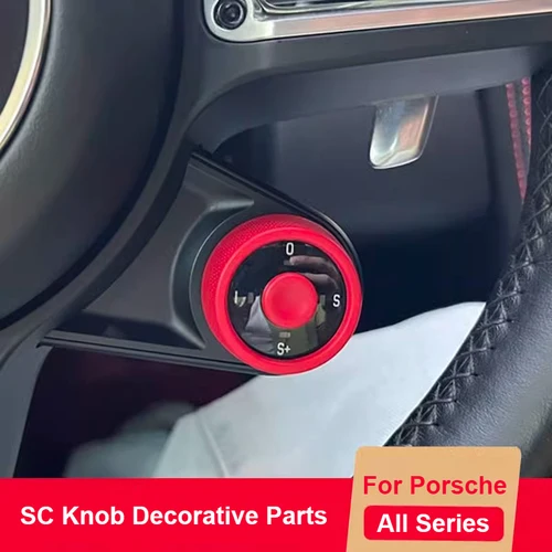 Imagen 1 del producto Botón de volante deportivo Chrono para Porsche Cayenne/Panamera Macan/911 718/Taycan 2017-2025, Kit de interruptor de modo SC Plug Play