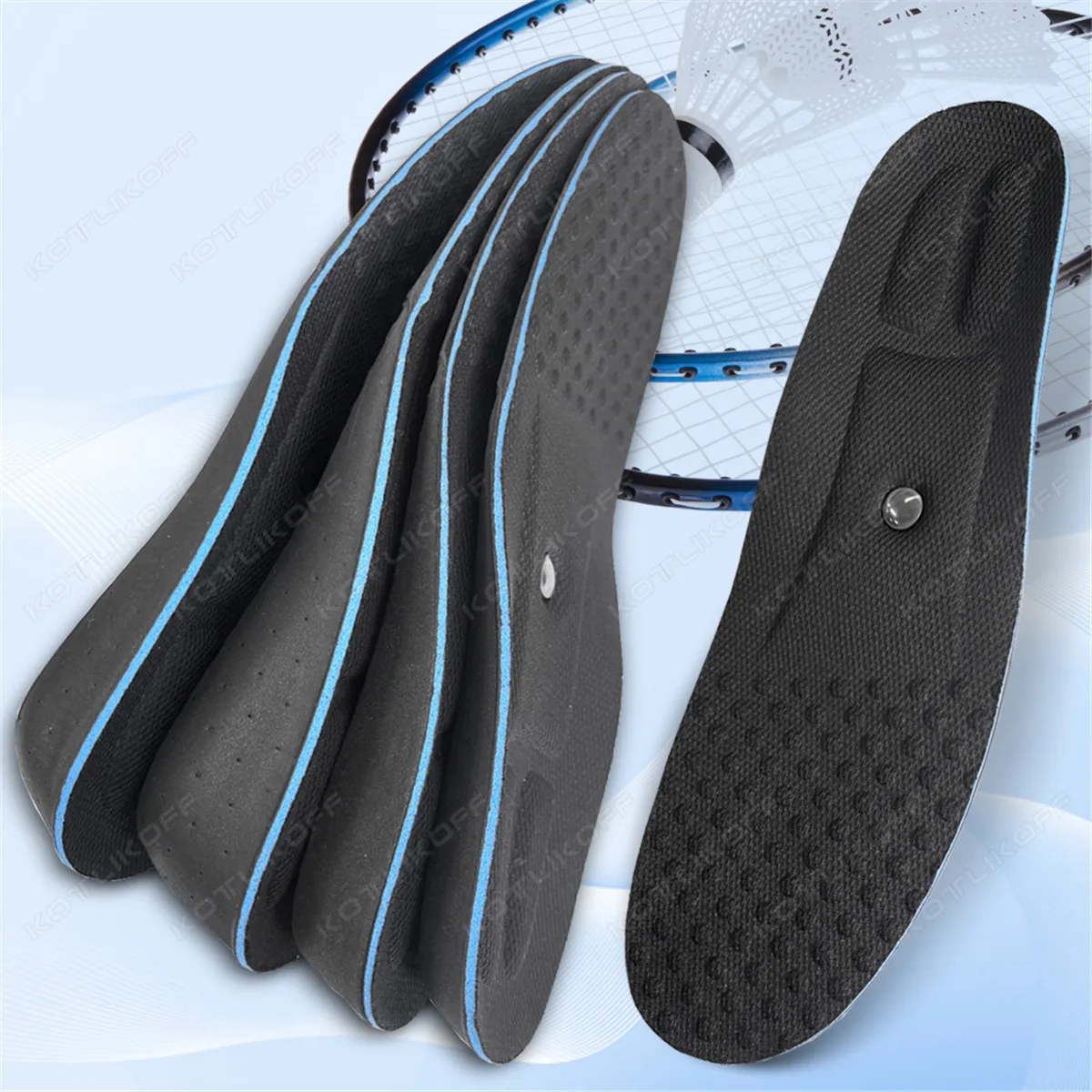 

Height Increase Insoles For Men Women 2/3/4/5cm Magnetic Massage Invisible Orthopedic Heel Lift Insole Taller Support Pads