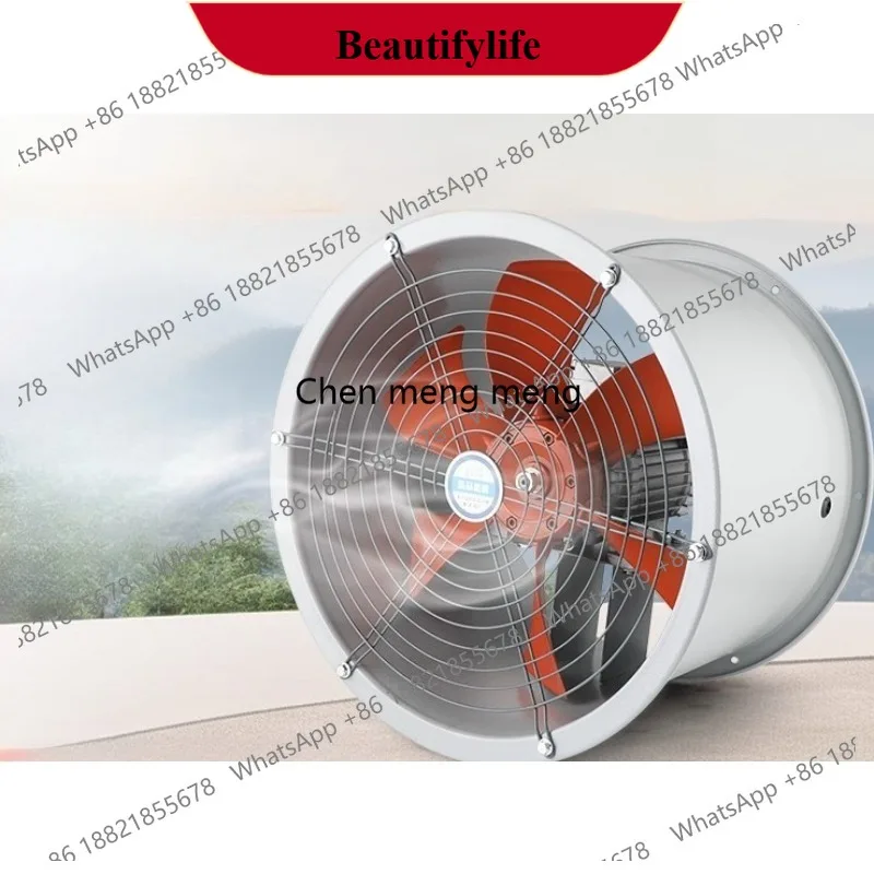 

Высокотемпературный осевой вентилятор Z189, 380В, канальный, мощный, для кухни, промышленный вытяжной вентилятор, бесшумный, 2