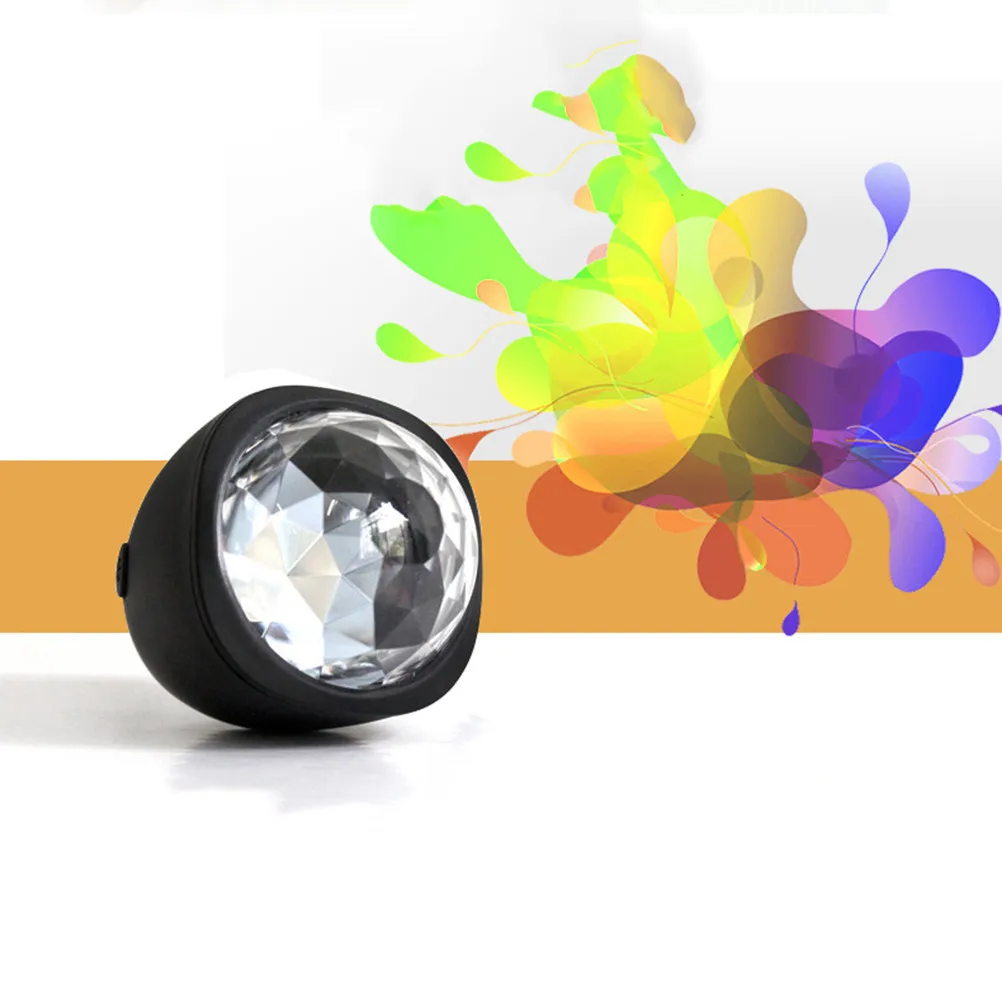 LED Atmosphere Light Crystal Small Ball Colorful Bulb Energy Saving Night Decoration Lamp for Home Bedroom Party