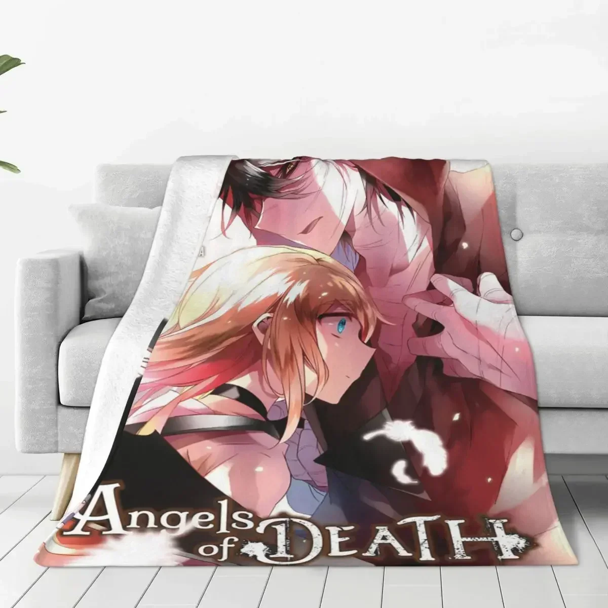 Angels of Death Blanket Anime Gardner Rachel Plush Awesome Warm Throw Blankets for Home Spring/Autumn