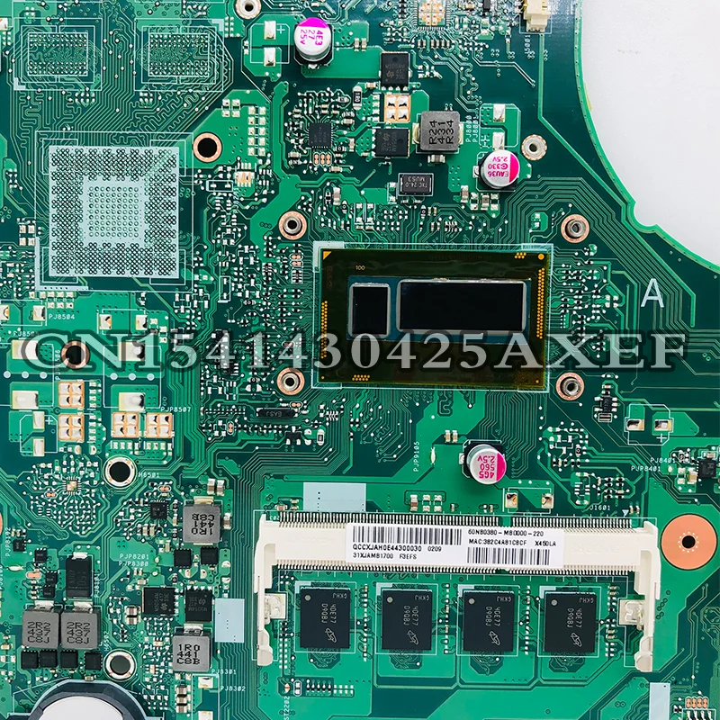 X450LA Motherboard Laptop UNTUK ASUS X450LC X450LD X450LB X450L Notebook Mainboard 4GB-RAM I3-4010 I5-4200 I7-4500U EDP/LVDS GM