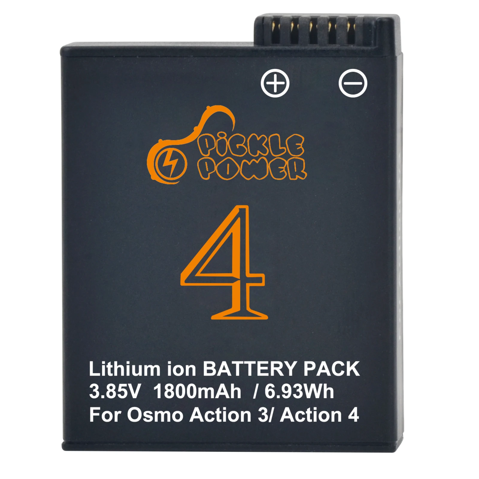 1800mAh Replacement Battery for DJI Osmo Action 3, Action 4, Action 5pro