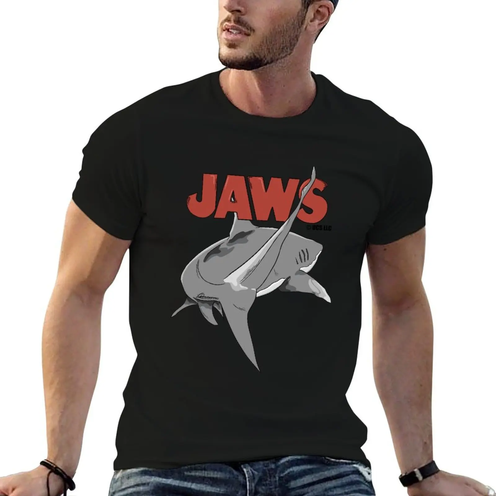 

Jaws T-Shirt t shirt man designer t shirts designer t shirts for man cotton soft T-shirt
