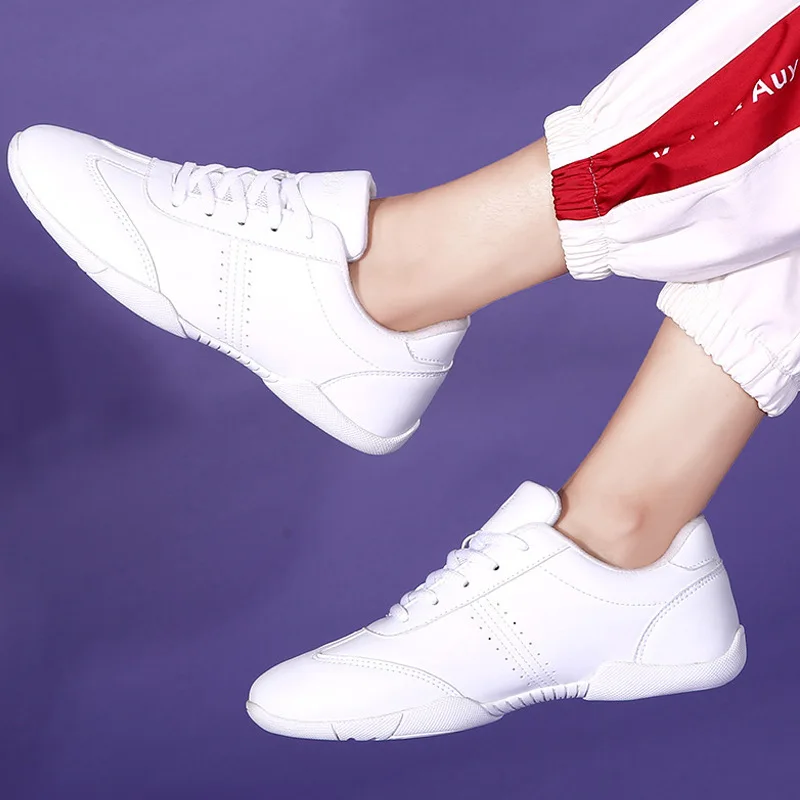 Aerobics Shoes GYM Competition Men Soft Soled Square Dance Special Training Women Cheerleading Fitness Sport Shoes