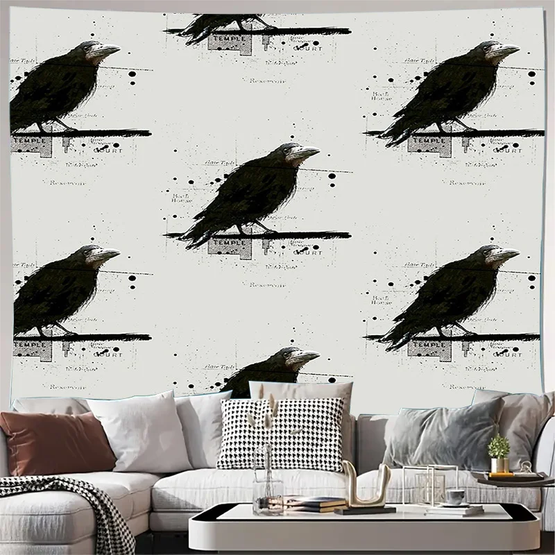 unframed Bohemian Tapestry Wall Hanging Nature Forest Trees Landscape Home Decor Bedroom Living Room Aesthetic Room Decor Vintag