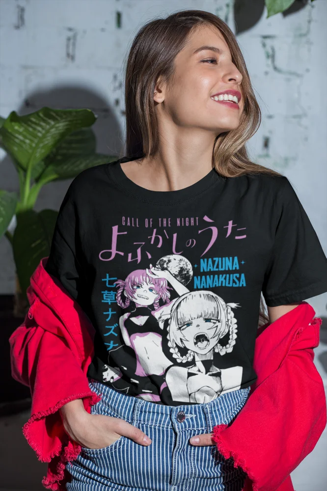 Anruf des Nacht hemdes aller Größen Kou Yamori Shirt,Nazuna Nanakusa,Anime,Kawai