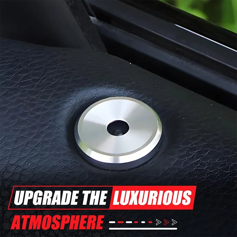 For Porsche Panamera Cayenne Macan 971 911 718 Aluminum Alloy Car Door Lock Screw Protector Cover Sticker Interior Accessories