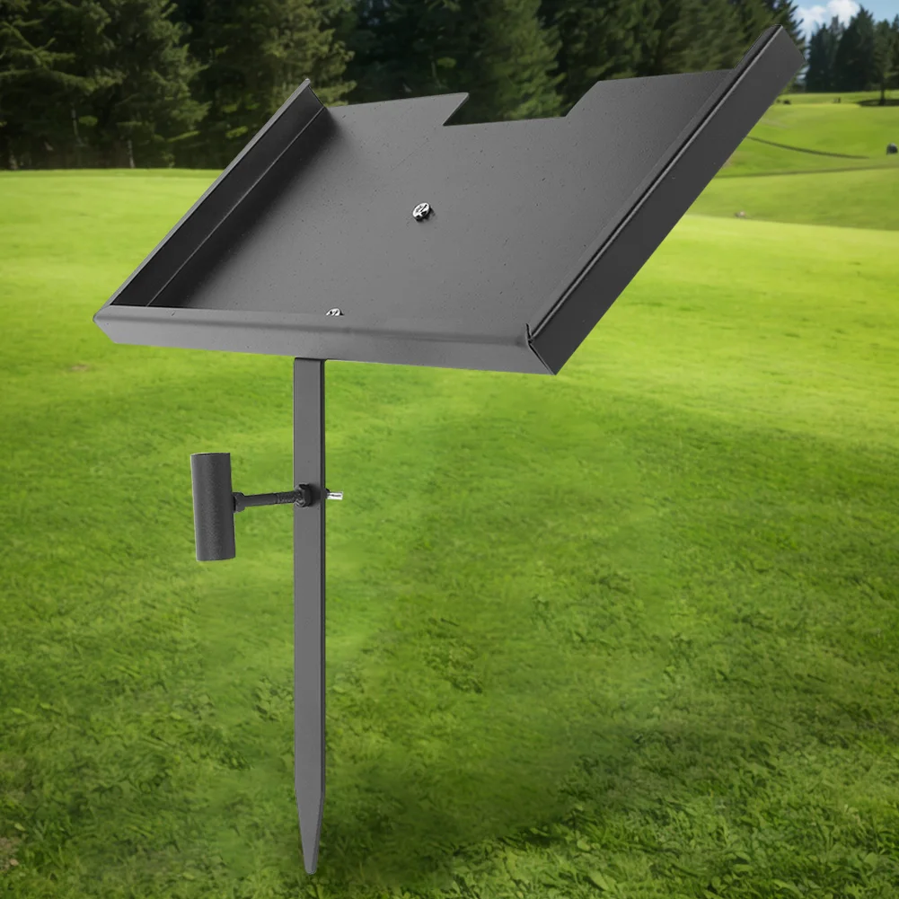 Grave Marker Stand Iron Pets Memorial Stone Stand Dog Memorial Stake Metal Cemetery Decoration for Lost Loved One Cat Dog