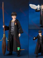 In Stock【72 Hours Shipping】SHF Harry Harry Potter, Hermione, Ron Action Figures Magic Academy Action Figures Toy Collection Gift