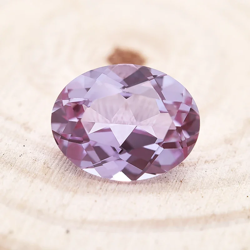 Lab Grown Alexandrite Change Color Stone Oval Cut DIY Ring Necklace Earrings Main Materials Selectable AGL Certificate