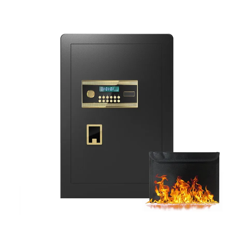 

Large Electronic Digital Security Safe with Hidden Code Function 3.0 Cubic Feet Safe Box with Private Inner Cabinet and Firepro