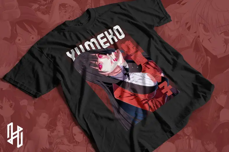 Kakegurui Yumeko Anime T-shirt Unisex, Anime  Manga Shirt, Japanese Shirts