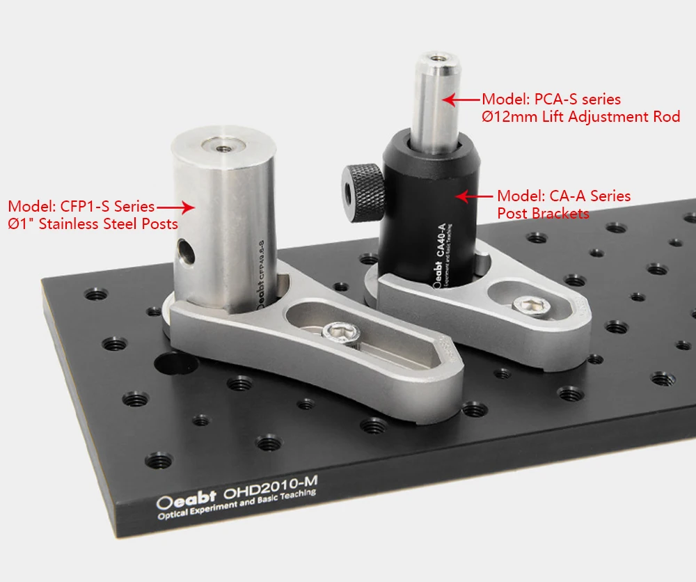 Oeabt M-BASE-C Optical Stainless Steel Fork Press Plate Breadboard Fixing Element Precision Experiment Base