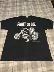 The Walking Dead Daryl Dixon Fight Or Die Motorcycle T-Shirt Xl